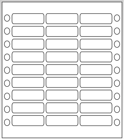 22 mm x 55 mm Yuvarlak Kenar ( 10 Paket )